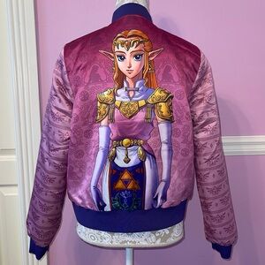 Blackmilk legend of Zelda sheik ocarina of time reversible bomber jacket melee